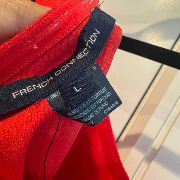 Vince Camuto Ruched Mesh Midi Bodycon Dress Long Sleeve Multi Size16 NWOT - Picture 11 of 12